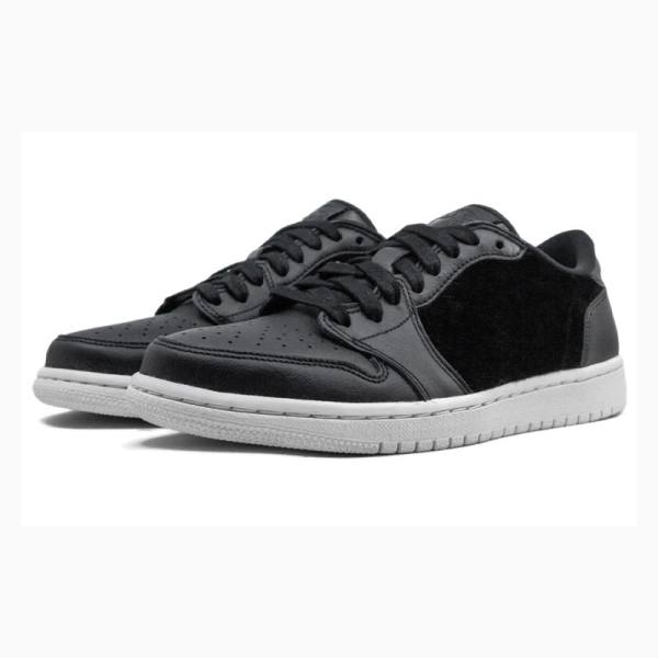 Black Nike Retro Low NS Sail Sneakers Women's Air Jordan 1 | JD-760SH