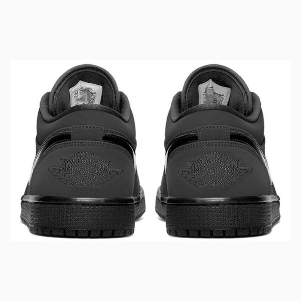 Black Nike Retro Low Triple Sneakers Men's Air Jordan 1 | JD-710QA