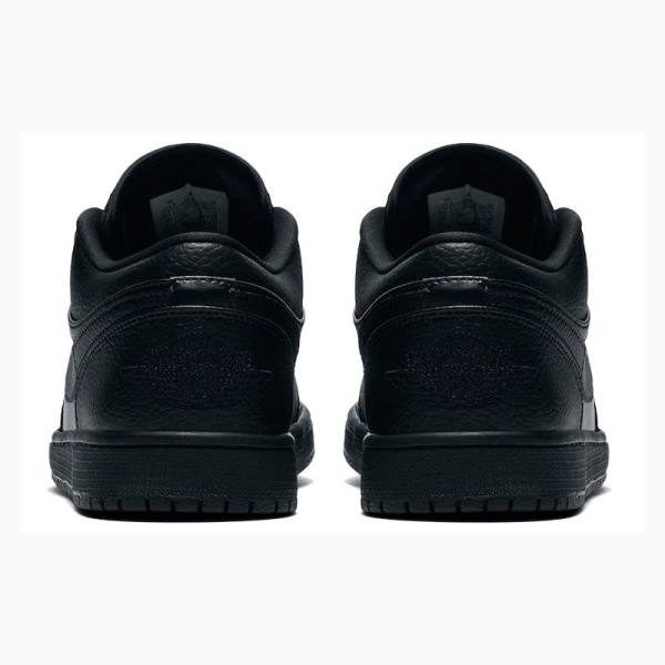 Black Nike Retro Low Triple Sneakers Men's Air Jordan 1 | JD-759QT