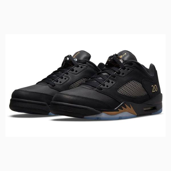 Black Nike Retro Low Wings Class of 2020-2021 Sneakers Men's Air Jordan 5 | JD-975WQ