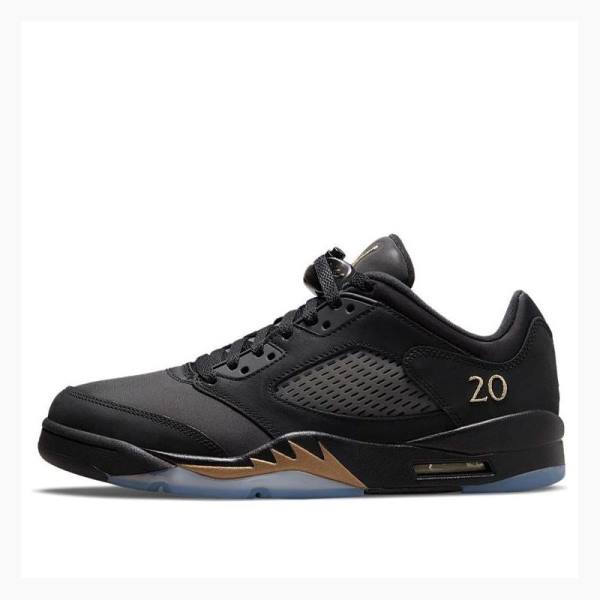 Black Nike Retro Low Wings Class of 2020-2021 Sneakers Men\'s Air Jordan 5 | JD-975WQ