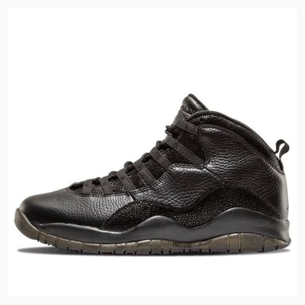 Black Nike Retro OVO Basketball Shoes Men\'s Air Jordan 10 | JD-458LU