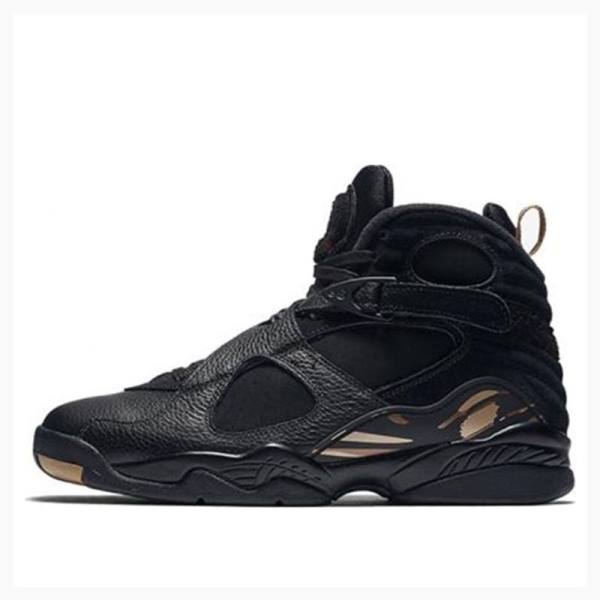 Black Nike Retro OVO Metallic Basketball Shoes Men\'s Air Jordan 8 | JD-938BQ