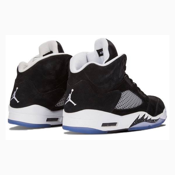 Black Nike Retro Oreo Basketball Shoes Men's Air Jordan 5 | JD-390LX