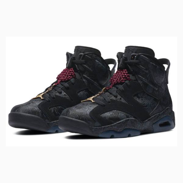 Black Nike Retro SD Singles Day Basketball Shoes Women's Air Jordan 6 | JD-609CZ