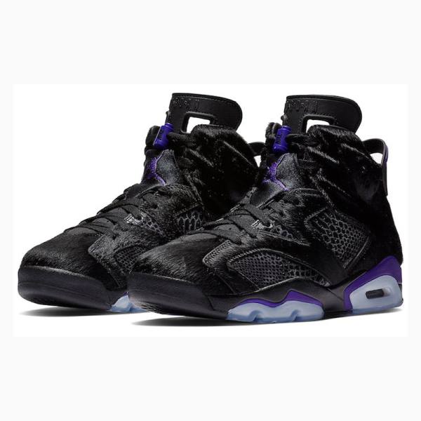 Black Nike Retro SP Social Status - Cat Basketball Shoes Men's Air Jordan 6 | JD-038BK