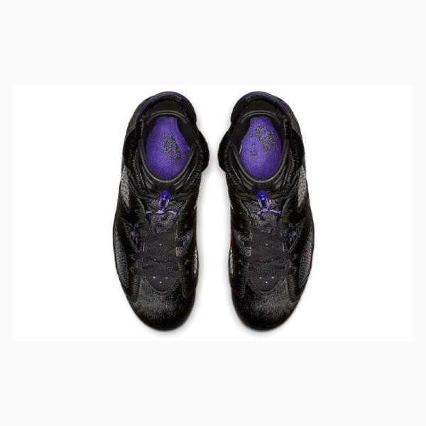 Black Nike Retro SP Social Status - Cat Basketball Shoes Men's Air Jordan 6 | JD-038BK