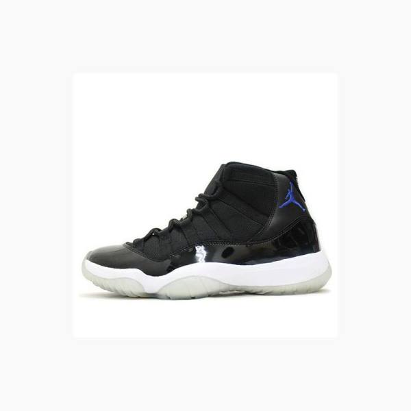 Black Nike Retro Space Jam 2009 Basketball Shoes Men\'s Air Jordan 11 | JD-384AW