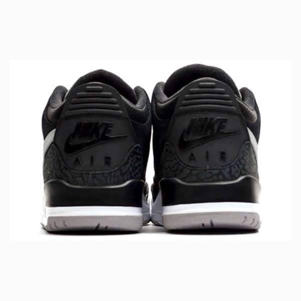 Black Nike Retro Tinker Cement Basketball Shoes Men's Air Jordan 3 | JD-536UC