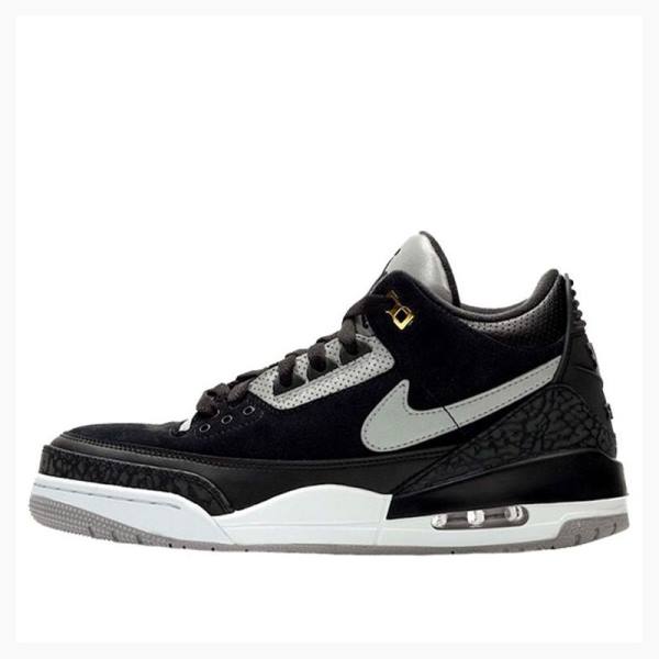 Black Nike Retro Tinker Cement Basketball Shoes Men\'s Air Jordan 3 | JD-536UC