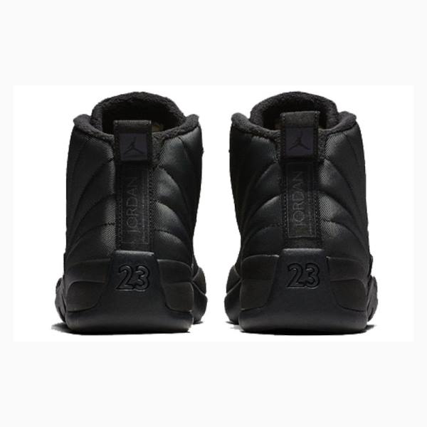 Black Nike Retro WNTR Winterized - Anthracite Basketball Shoes Men's Air Jordan 12 | JD-145PW