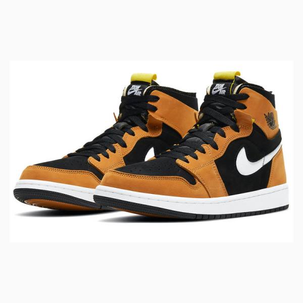 Black / Orange Nike High Zoom Air CMFT Rookie Of The Year Basketball Shoes Men's Air Jordan 1 | JD-748ZC