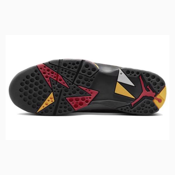 Black / Orange Nike Retro Citrus Basketball Shoes Men's Air Jordan 7 | JD-067RY