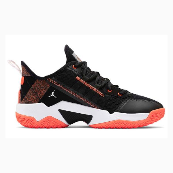 Black / Orange / White Nike One Take 2 PF Russell Westbrook2 Competition Basketball Shoes Men's Air Jordan | JD-038SU