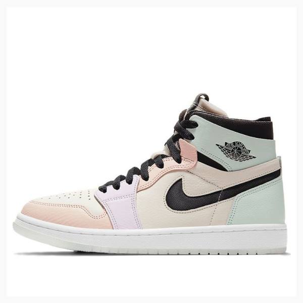 Black / Pink Nike Zoom Air CMFT Light Violet Basketball Shoes Women\'s Air Jordan 1 | JD-458ZH