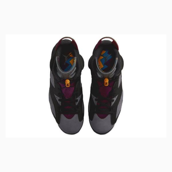 Black / Purple Nike Retro Bordeaux Basketball Shoes Men's Air Jordan 6 | JD-506KJ