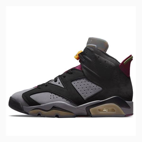 Black / Purple Nike Retro Bordeaux Basketball Shoes Men\'s Air Jordan 6 | JD-506KJ