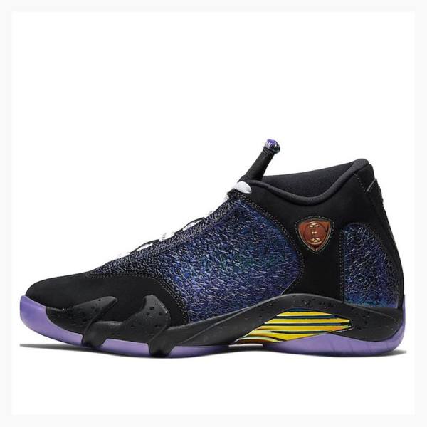 Black / Purple Nike Retro DB \'Doernbecher\' 2019 Basketball Shoes Men\'s Air Jordan 14 | JD-256UF