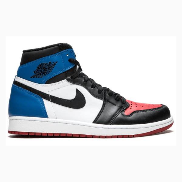 Black / Red / Blue Nike Retro High OG Top 3 Basketball Shoes Men's Air Jordan 1 | JD-746PT