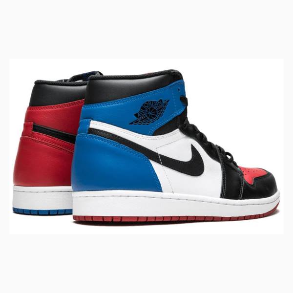 Black / Red / Blue Nike Retro High OG Top 3 Basketball Shoes Men's Air Jordan 1 | JD-746PT