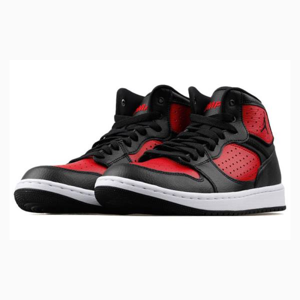 Black / Red Nike Access Basketball Shoes Men's Air Jordan | JD-542AZ