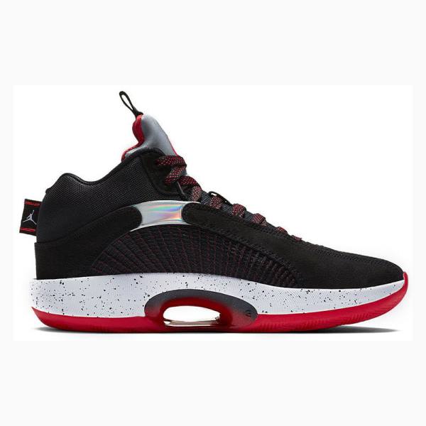 Black / Red Nike Bred Basketball Shoes Men's Air Jordan 35 | JD-802VI