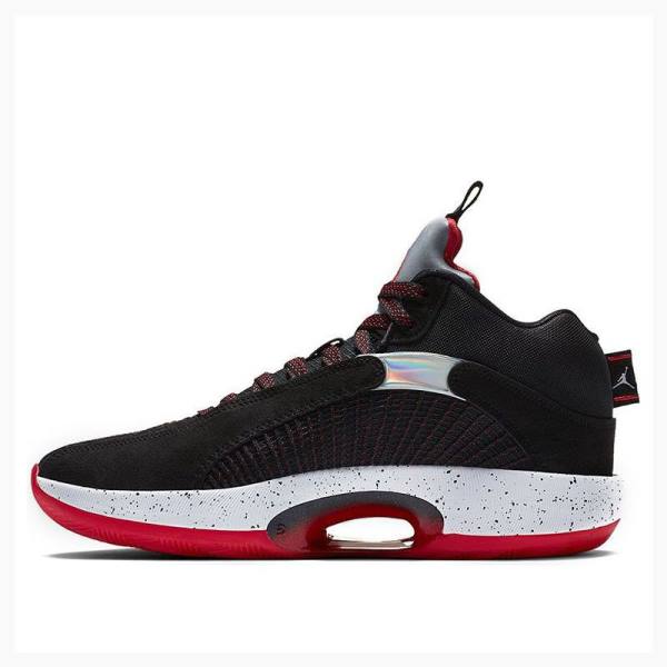 Black / Red Nike Bred Basketball Shoes Men\'s Air Jordan 35 | JD-802VI