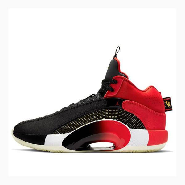 Black / Red Nike Chinese New Year PF Basketball Shoes Men\'s Air Jordan 35 | JD-903PJ