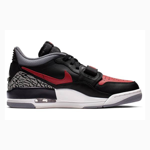 Black / Red Nike Legacy 312 Low Bred Cement Sneakers Men's Air Jordan | JD-318SQ