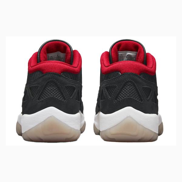 Black / Red Nike Low IE Bred Sneakers Men's Air Jordan 11 | JD-218KE