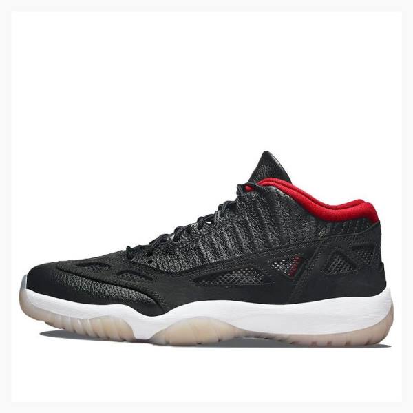 Black / Red Nike Low IE Bred Sneakers Men\'s Air Jordan 11 | JD-218KE