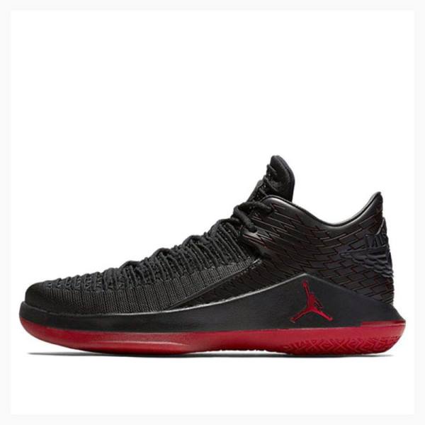 Black / Red Nike Low Last Shot Sneakers Men\'s Air Jordan 32 | JD-796MP