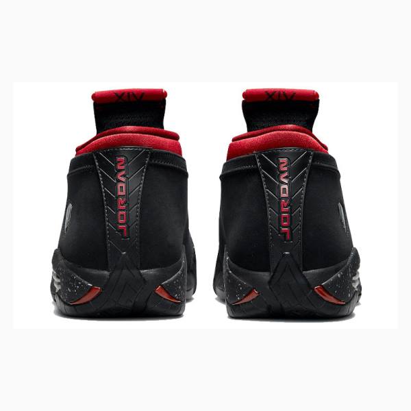 Black / Red Nike Low Red Lipstick Sneakers Women's Air Jordan 14 | JD-846BW