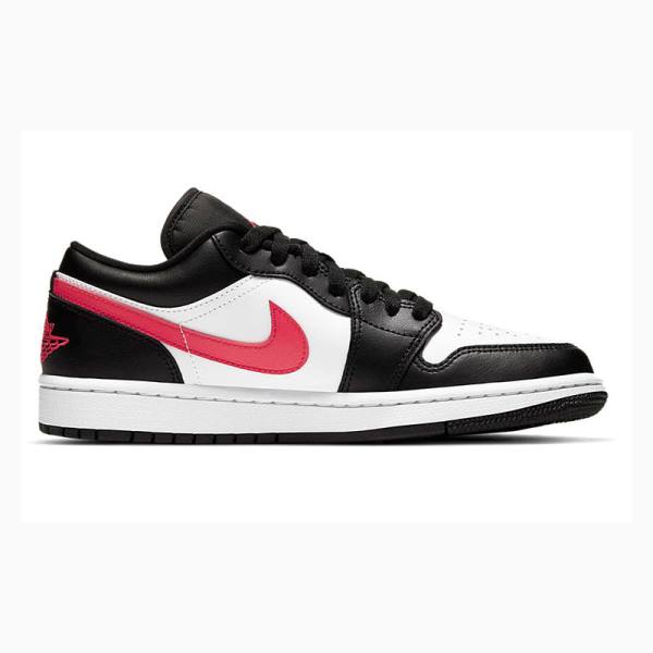 Black / Red Nike Low Siren Sneakers Women's Air Jordan 1 | JD-049KC