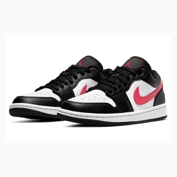 Black / Red Nike Low Siren Sneakers Women's Air Jordan 1 | JD-049KC