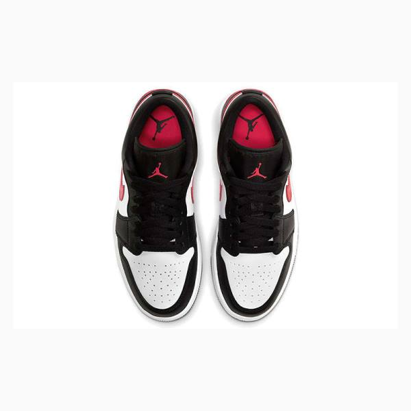 Black / Red Nike Low Siren Sneakers Women's Air Jordan 1 | JD-049KC