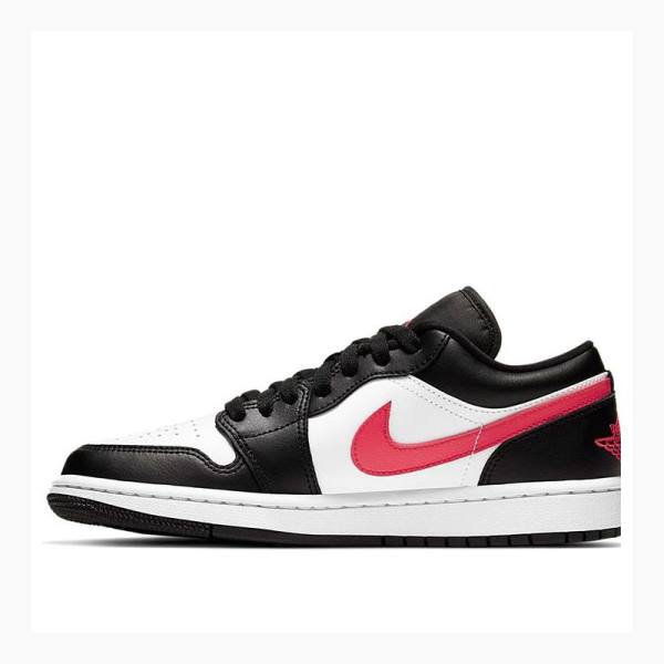 Black / Red Nike Low Siren Sneakers Women\'s Air Jordan 1 | JD-049KC