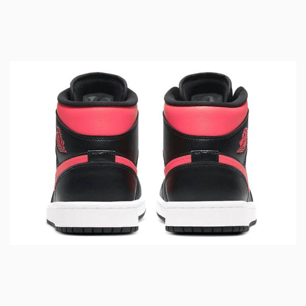 Black / Red Nike Mid Siren Basketball Shoes Women's Air Jordan 1 | JD-275JE