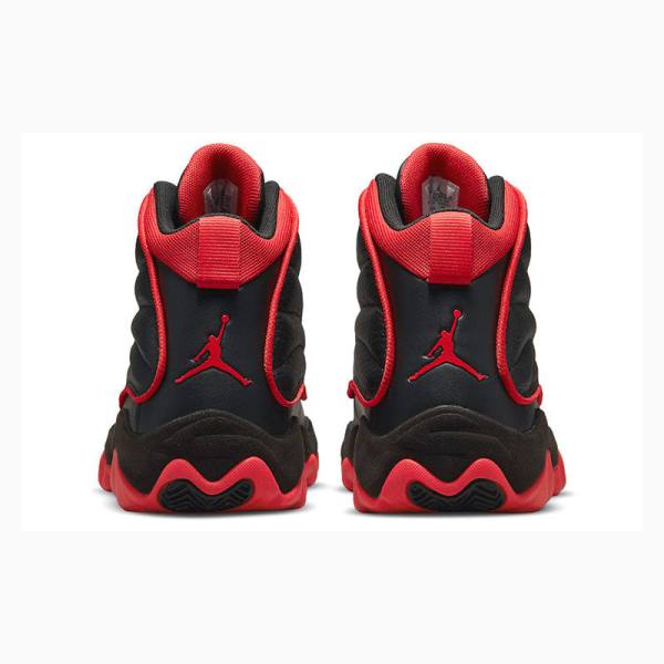 Black / Red Nike Pro Strong Bred Basketball Shoes Men's Air Jordan | JD-659RG