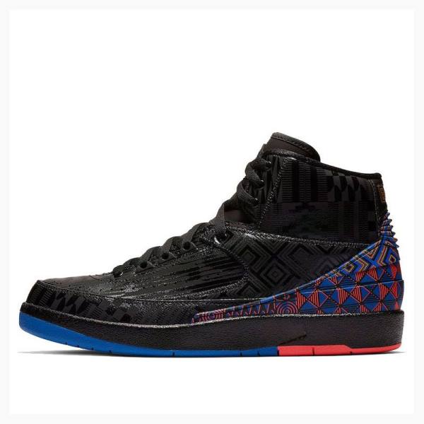 Black / Red Nike Retro BHM History Month Basketball Shoes Men\'s Air Jordan 2 | JD-813VP