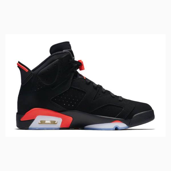 Black / Red Nike Retro Black Infrared Basketball Shoes Men's Air Jordan 6 | JD-017WX