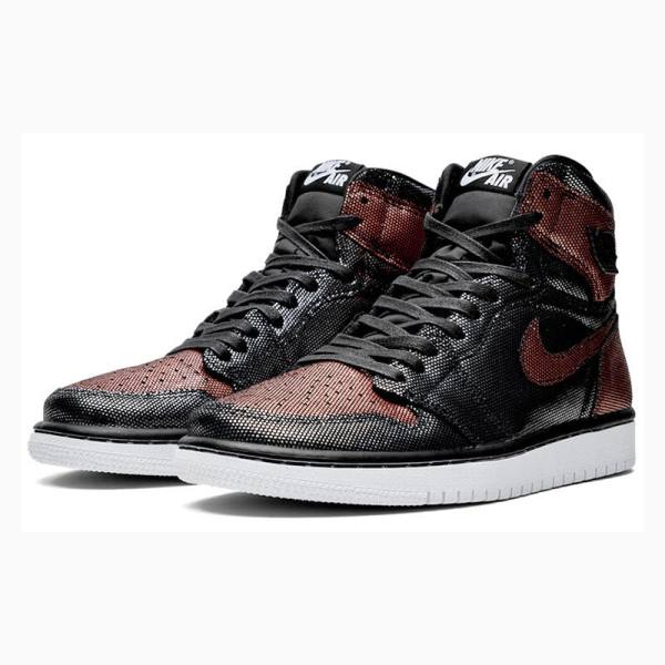 Black / Red Nike Retro High OG Fearless Basketball Shoes Women's Air Jordan 1 | JD-357SW