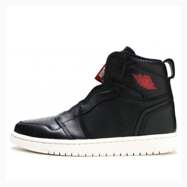 Black / Red Nike Retro High Zip \'Black\' Phantom-Gym Basketball Shoes Women\'s Air Jordan 1 | JD-638IW