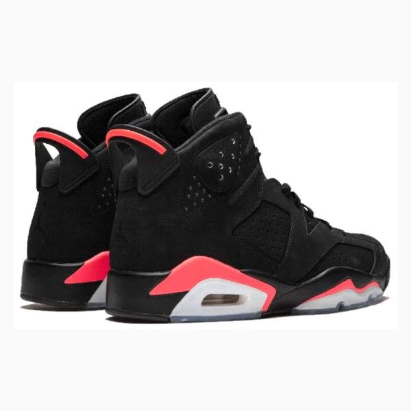 Black / Red Nike Retro Infrared Basketball Shoes Men's Air Jordan 6 | JD-981EC