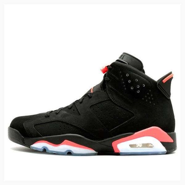 Black / Red Nike Retro Infrared Basketball Shoes Men\'s Air Jordan 6 | JD-981EC