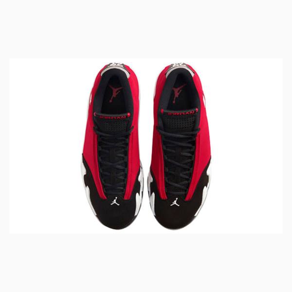 Black / Red Nike Retro Toro Basketball Shoes Men's Air Jordan 14 | JD-627GT