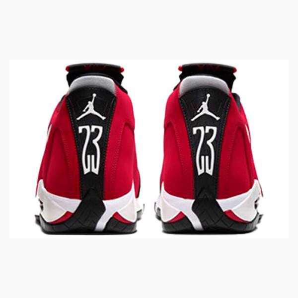 Black / Red Nike Retro Toro Basketball Shoes Men's Air Jordan 14 | JD-627GT