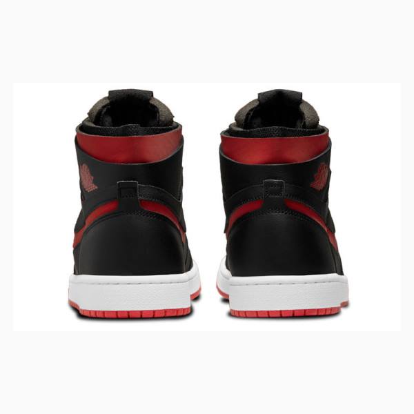 Black / Red Nike Zoom CMFT Bred Basketball Shoes Women's Air Jordan 1 | JD-731CU