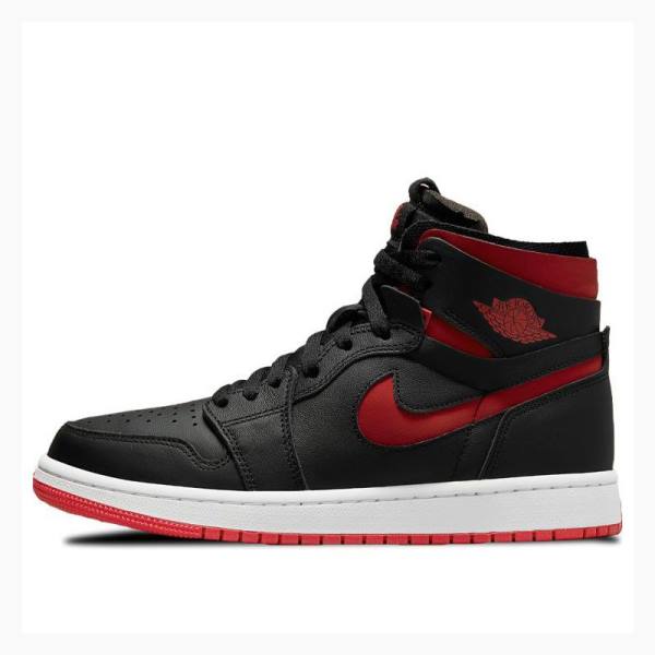 Black / Red Nike Zoom CMFT Bred Basketball Shoes Women\'s Air Jordan 1 | JD-731CU