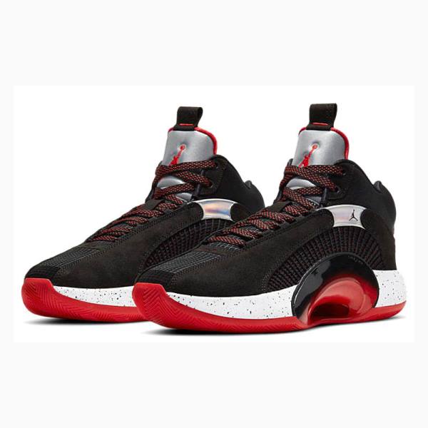 Black / Red / White Nike Bred Basketball Shoes Men's Air Jordan 35 | JD-453LK